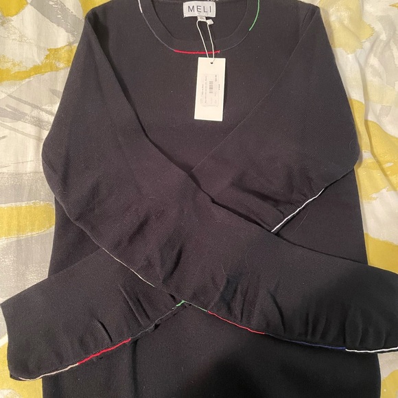Meli sweater with colorful stitching - Picture 1 of 2